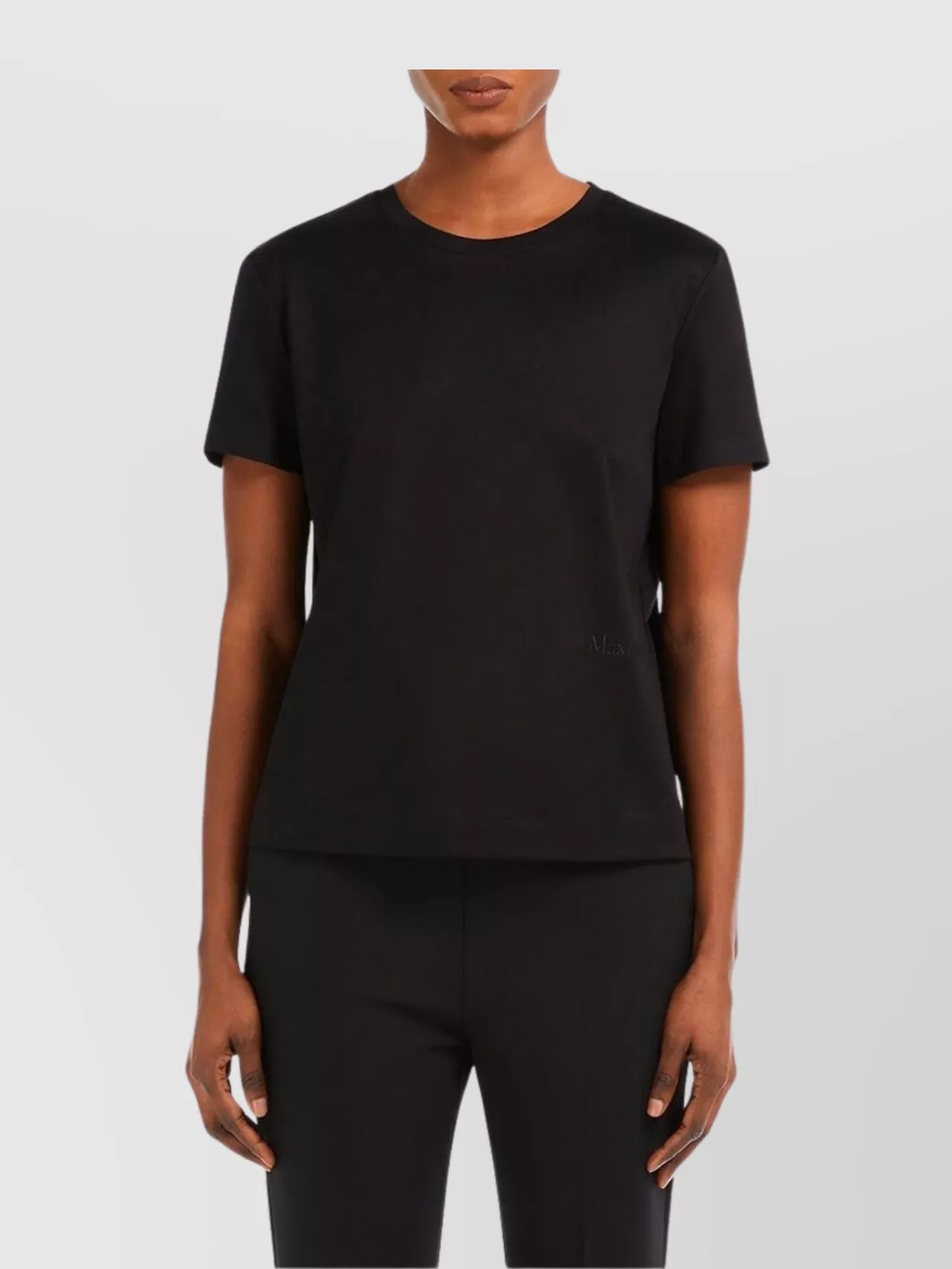 Max Mara Maxmara Women Maser - Cotton T-shirt In Black