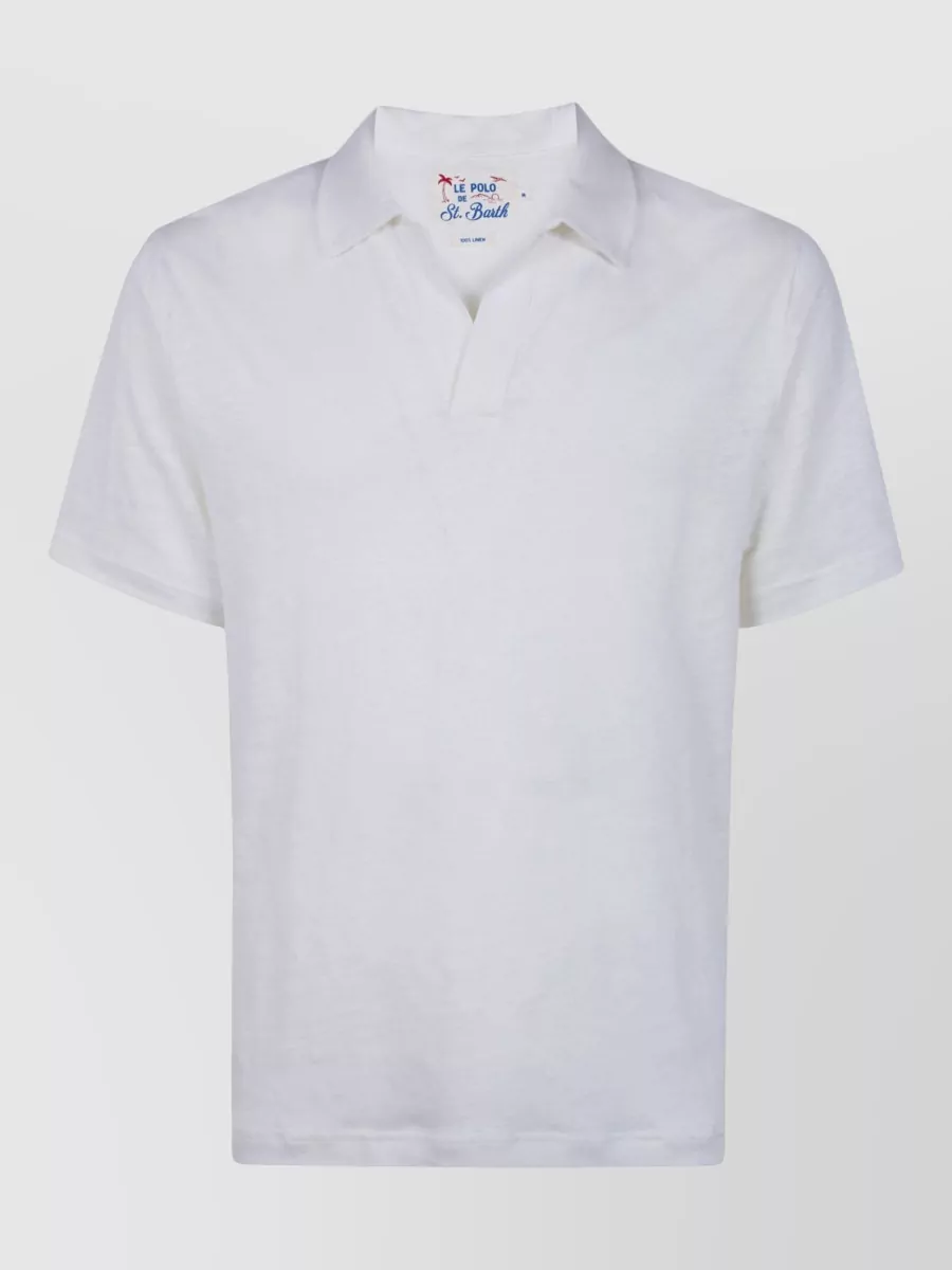 Mc2 Saint Barth Linen Polo Shirt