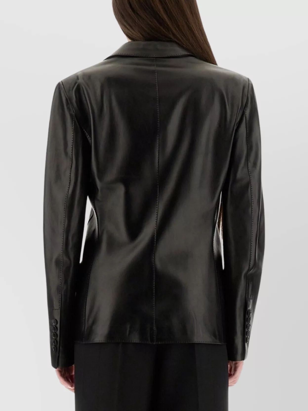 Tom Ford Wool Jacket With Notched Lapels And Front Pockets