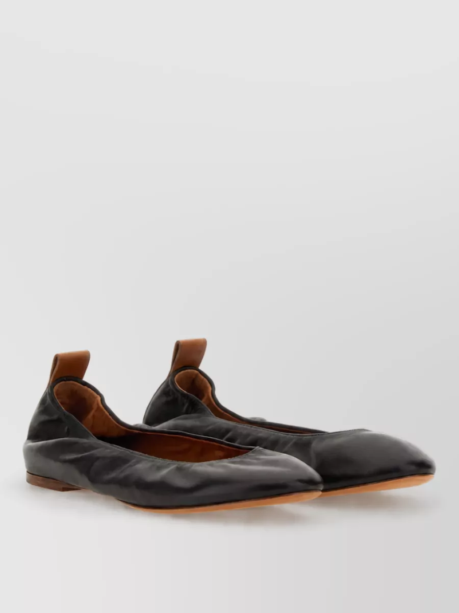 Lanvin Leather Ballerina Shoes