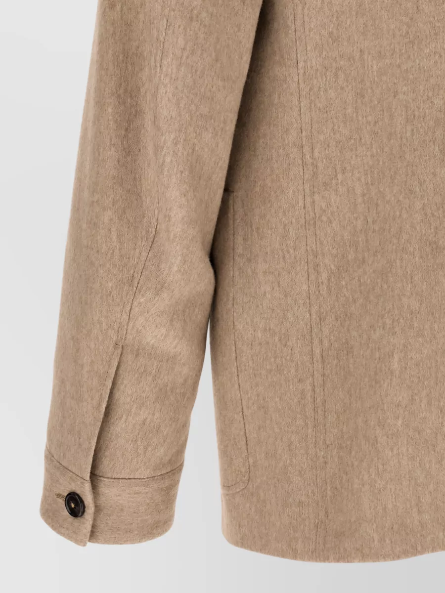 Zegna Cashmere Single-Breasted Coat