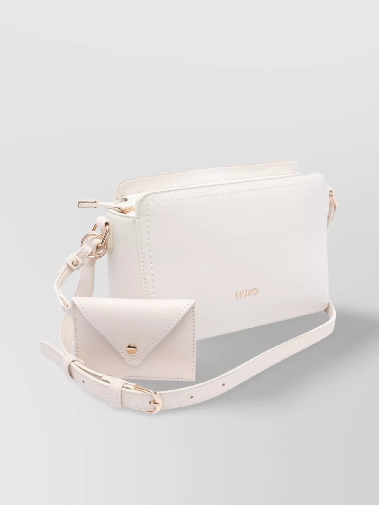 Liu •jo Shoulder Bag With Adjustable Strap And Detachable Pouch