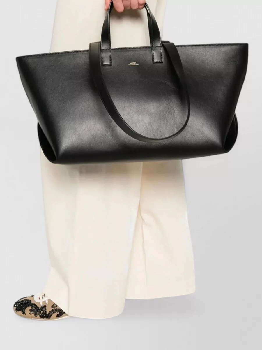 A.p.c. Drummer Leather Shoulder Bag