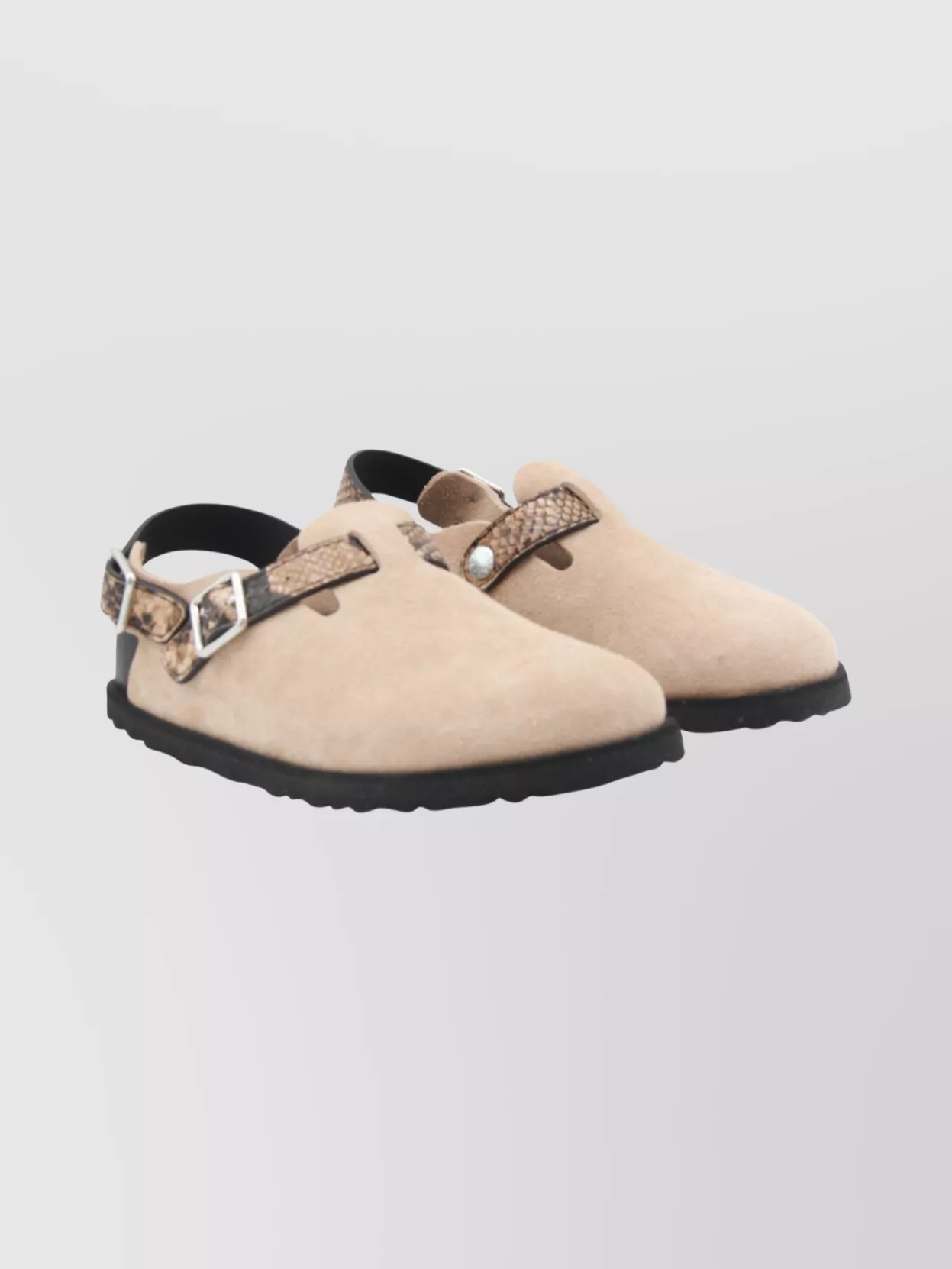 Birkenstock 1774 Open Sling Back Sandals With Textured Strap In Brown