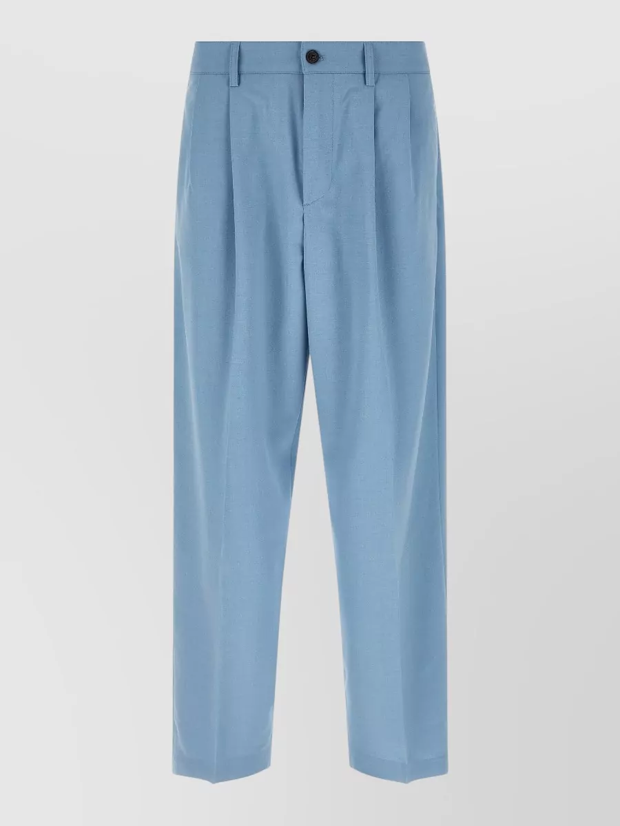 Department 5 wide-leg pleated chinos