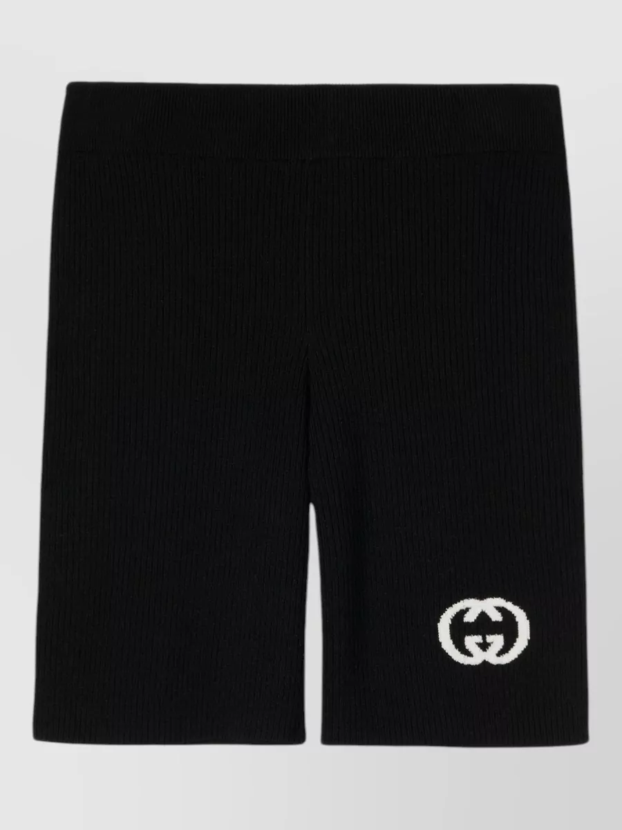 Gucci ribbed knee-length shorts