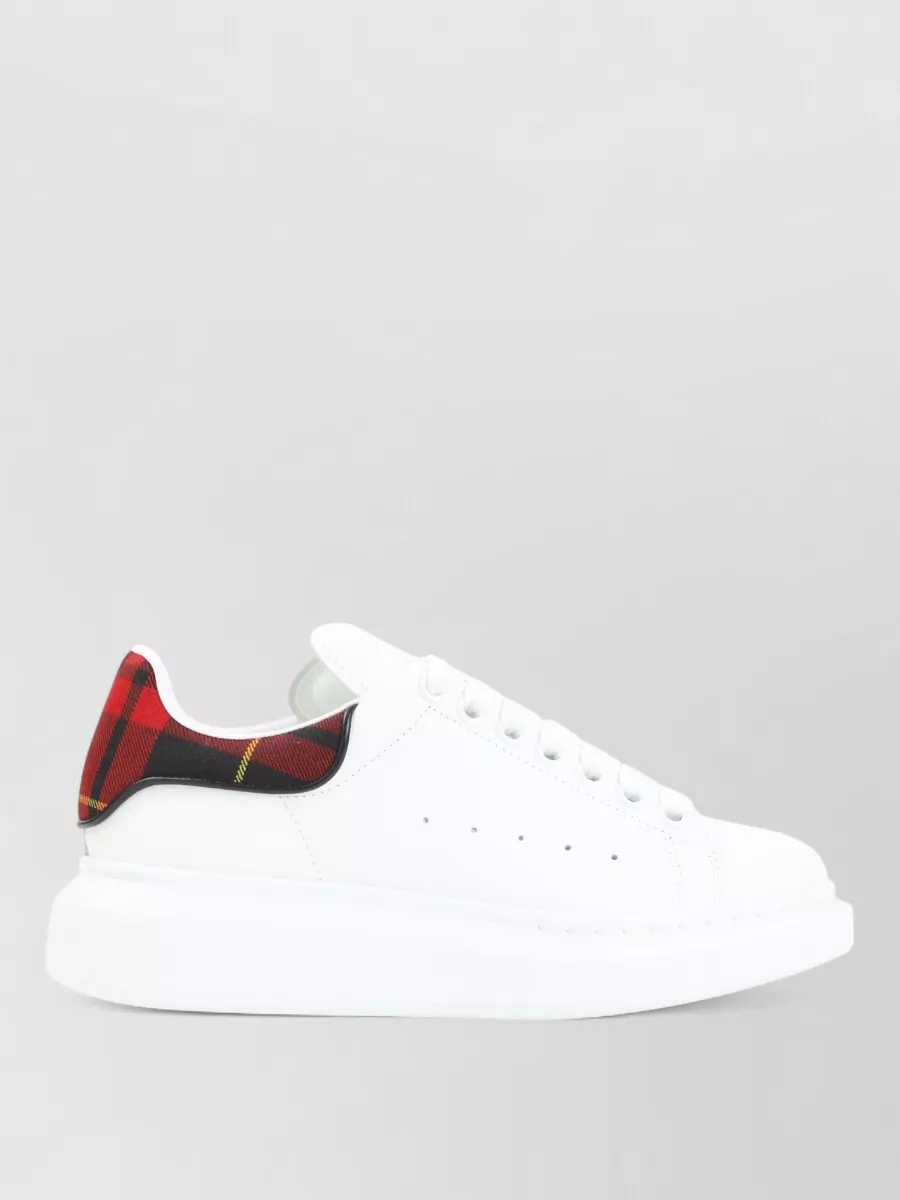 Alexander Mcqueen Leather Oversized Low-Top Sneakers