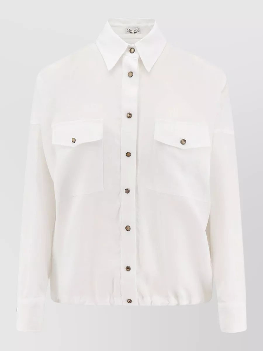 Brunello Cucinelli Cotton Long-Sleeve Shirt Jacket