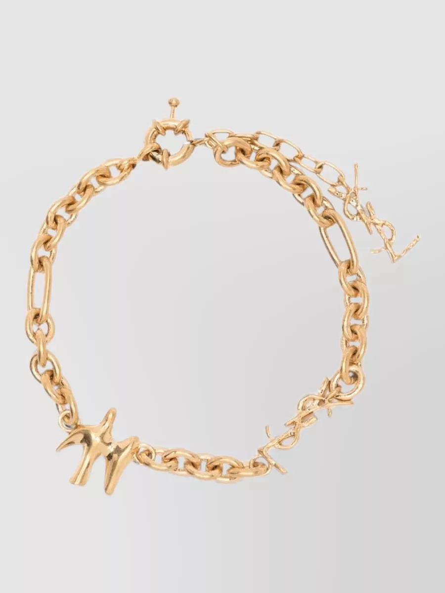 Saint Laurent metal chain bracelet