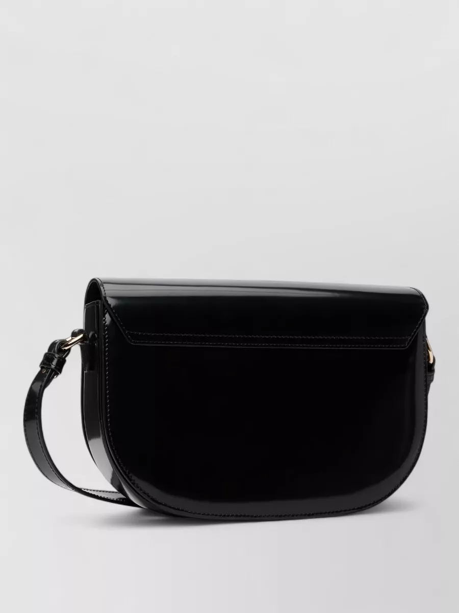 A.p.c. B Side Small Leather Shoulder Bag
