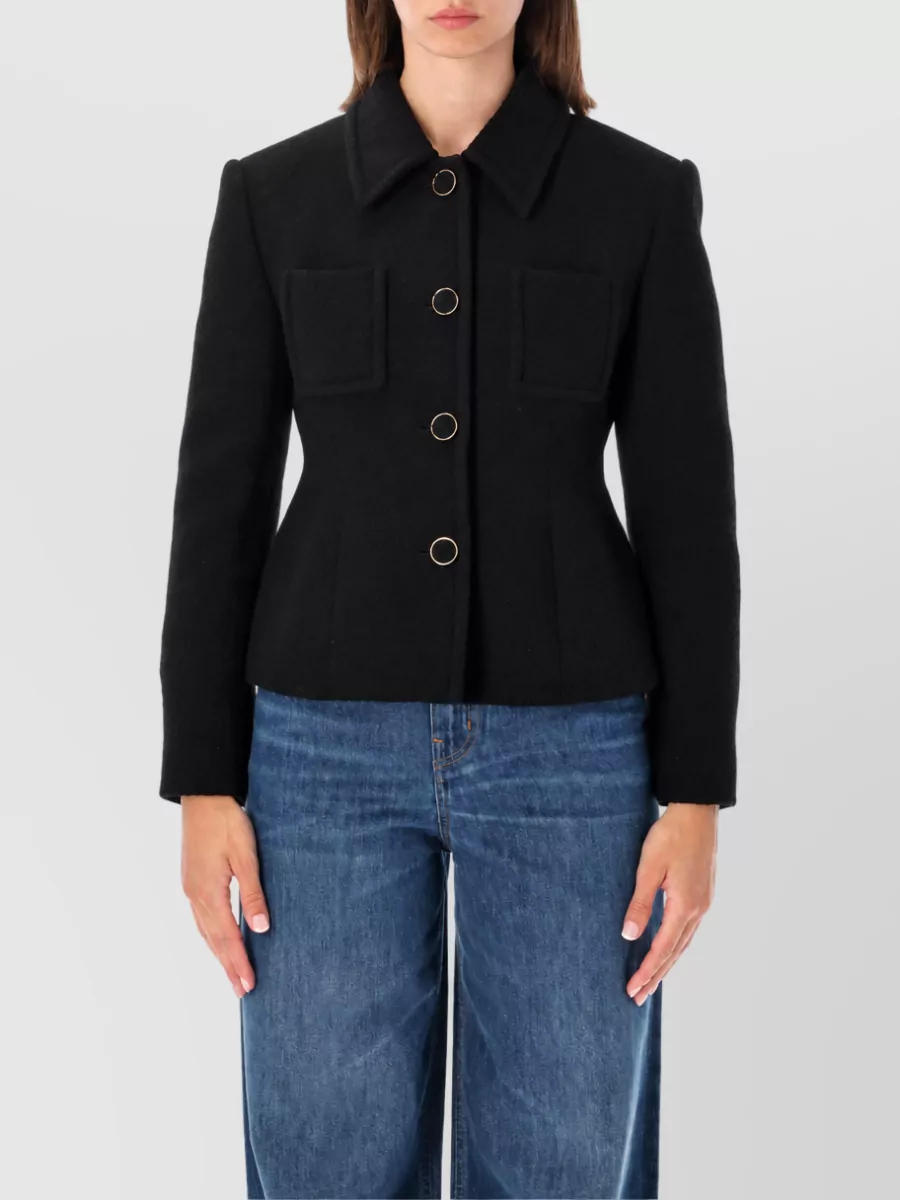 Chloé wool bouclé tailored jacket