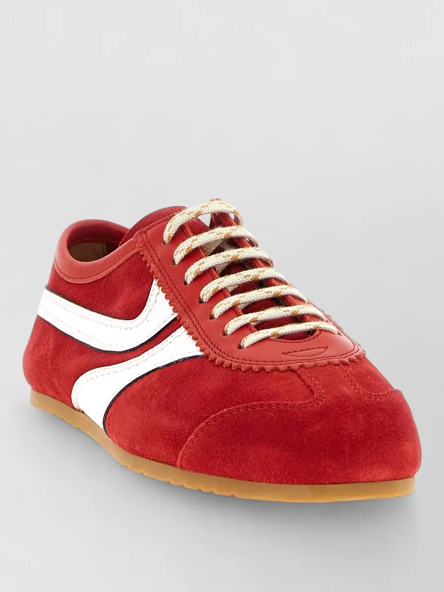 Dries Van Noten leather low-top sneakers