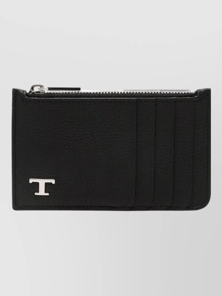 Tod's leather card holder