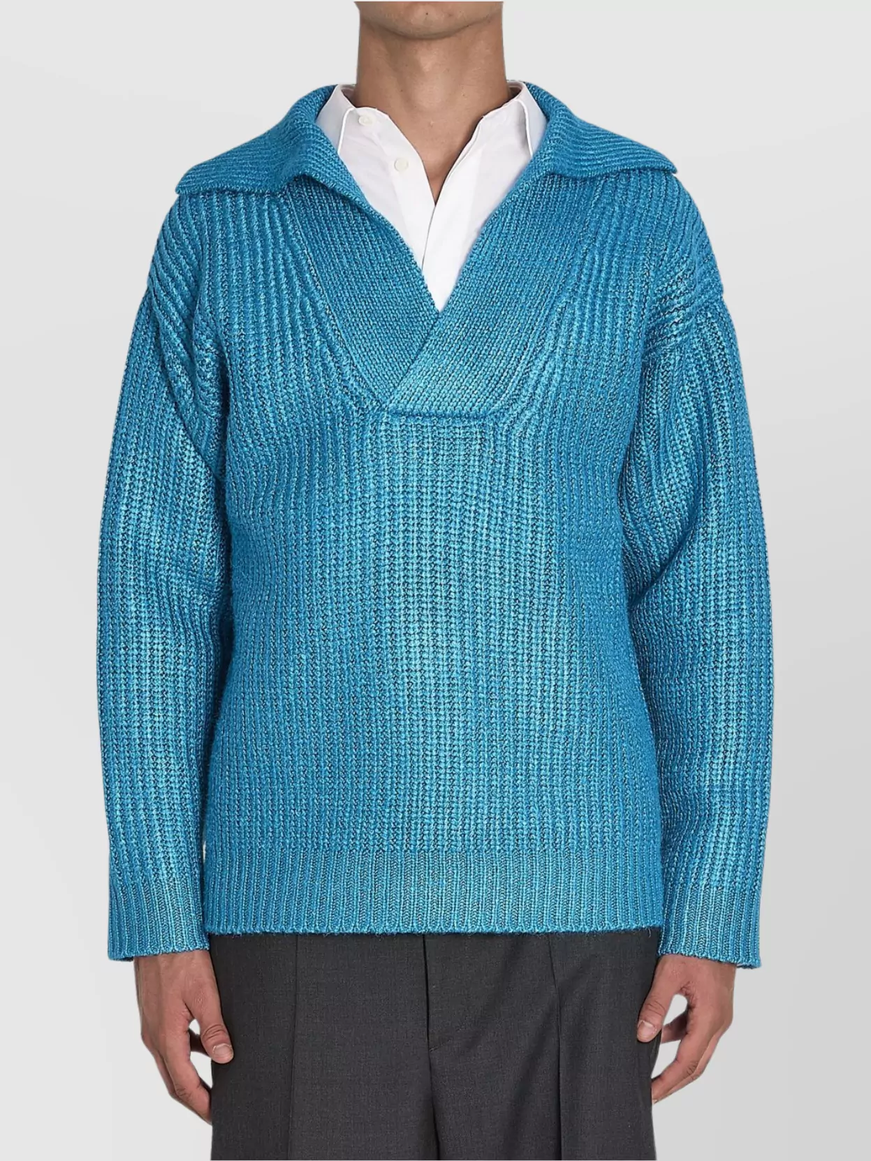 Valentino Garavani V-Neckline Silk Blend Sweater