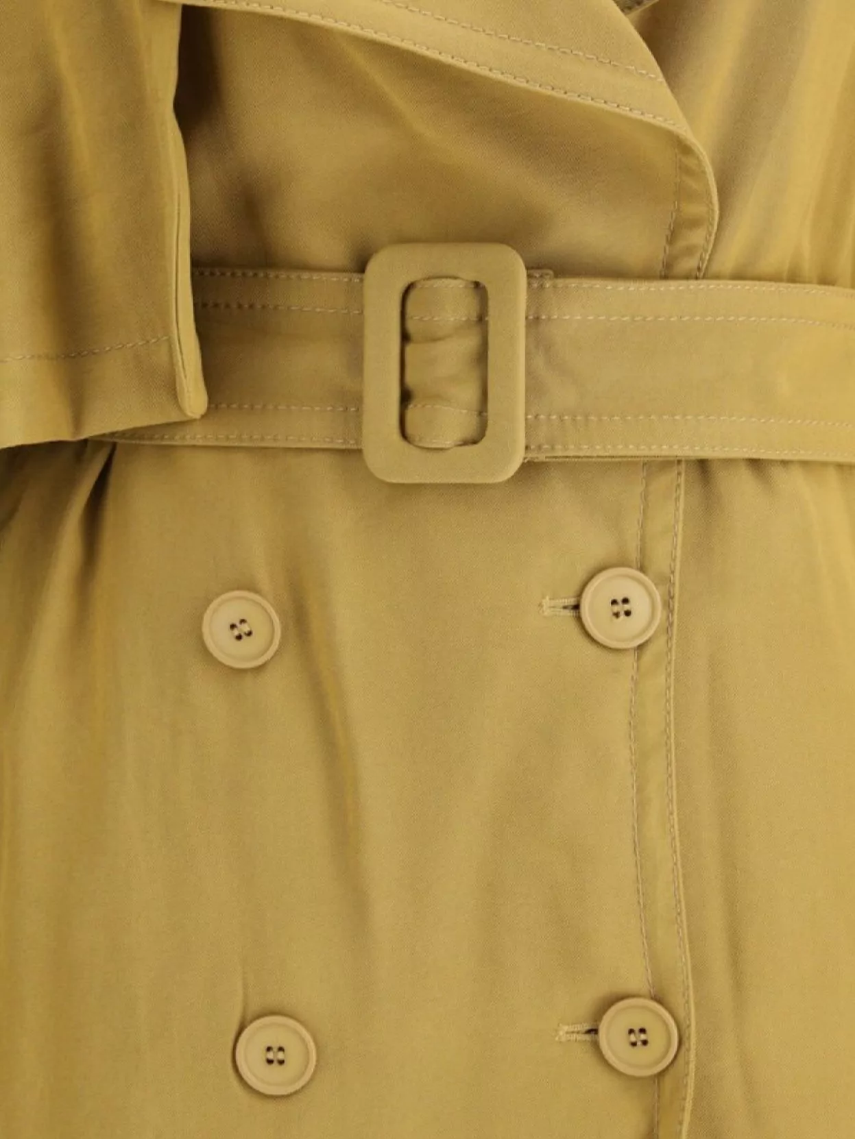 The Andamane Double-breasted Short Trench Coat