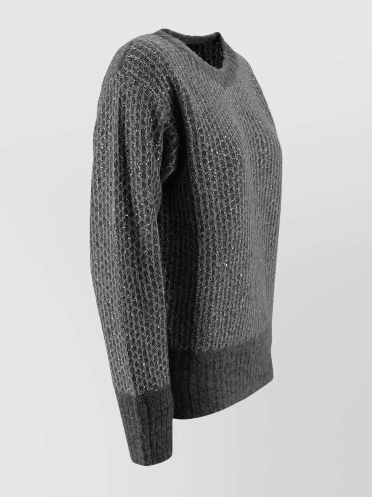 Herno Sequin Embellishment Crew Neck Sweater