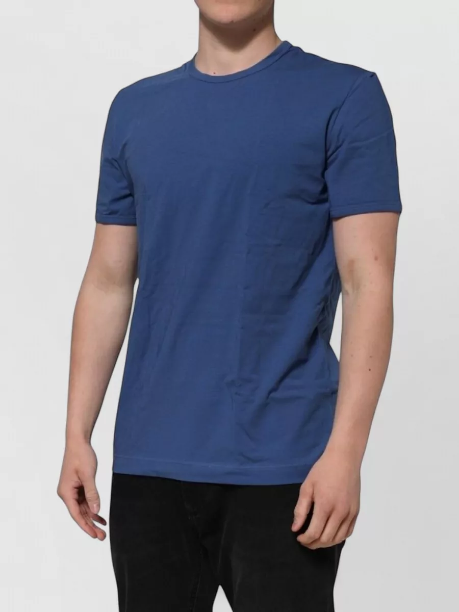 Dolce&Gabbana Cotton Crew Neck Short-Sleeve T-Shirt
