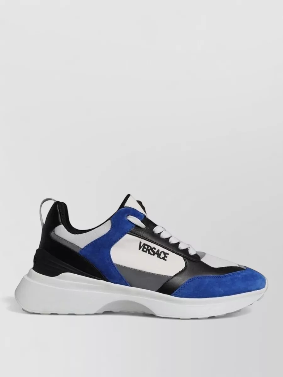 Versace Canvas Low-Top Sneakers