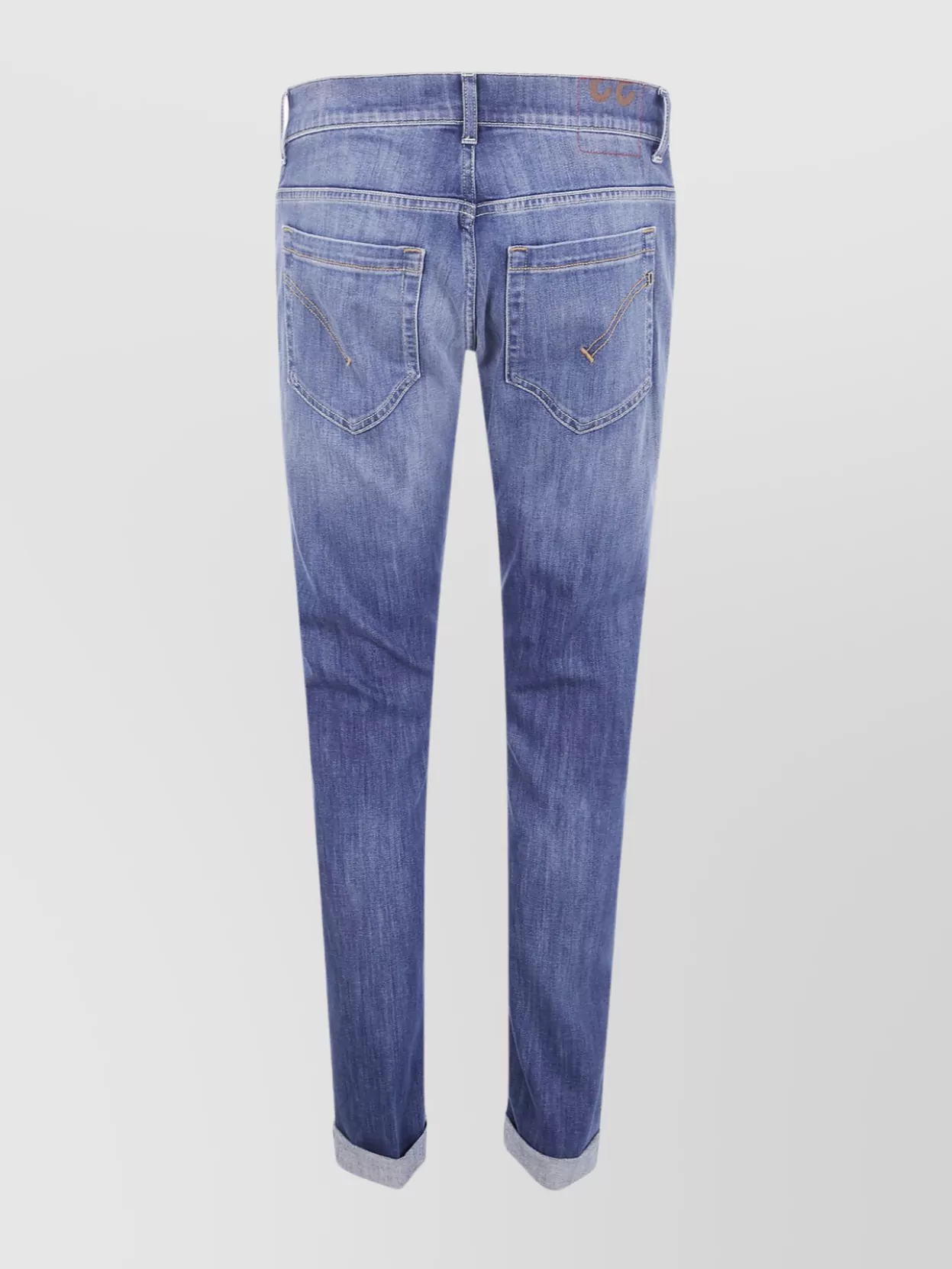 Dondup Cuffed Denim Jeans In Multi