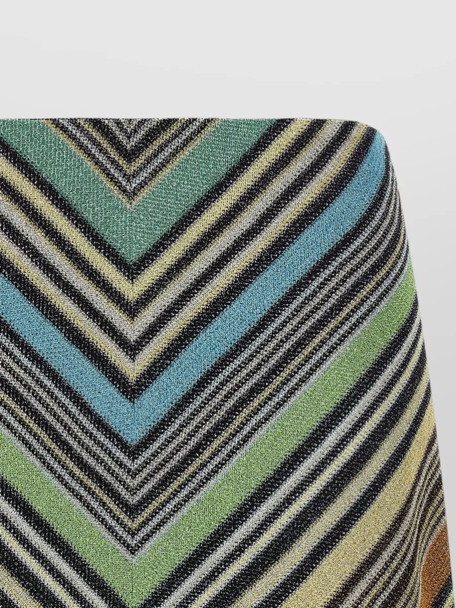 Missoni Geometric-Pattern Mini A-Line Skirt