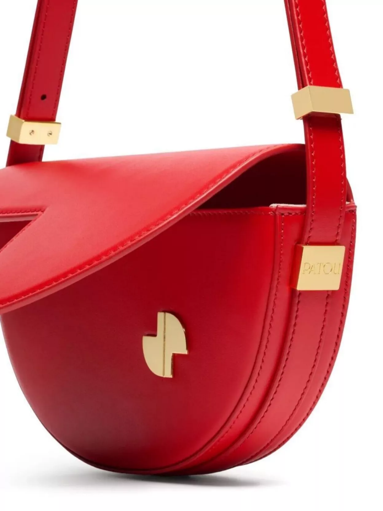 Patou Small leather shoulder bag | The Fashion Square