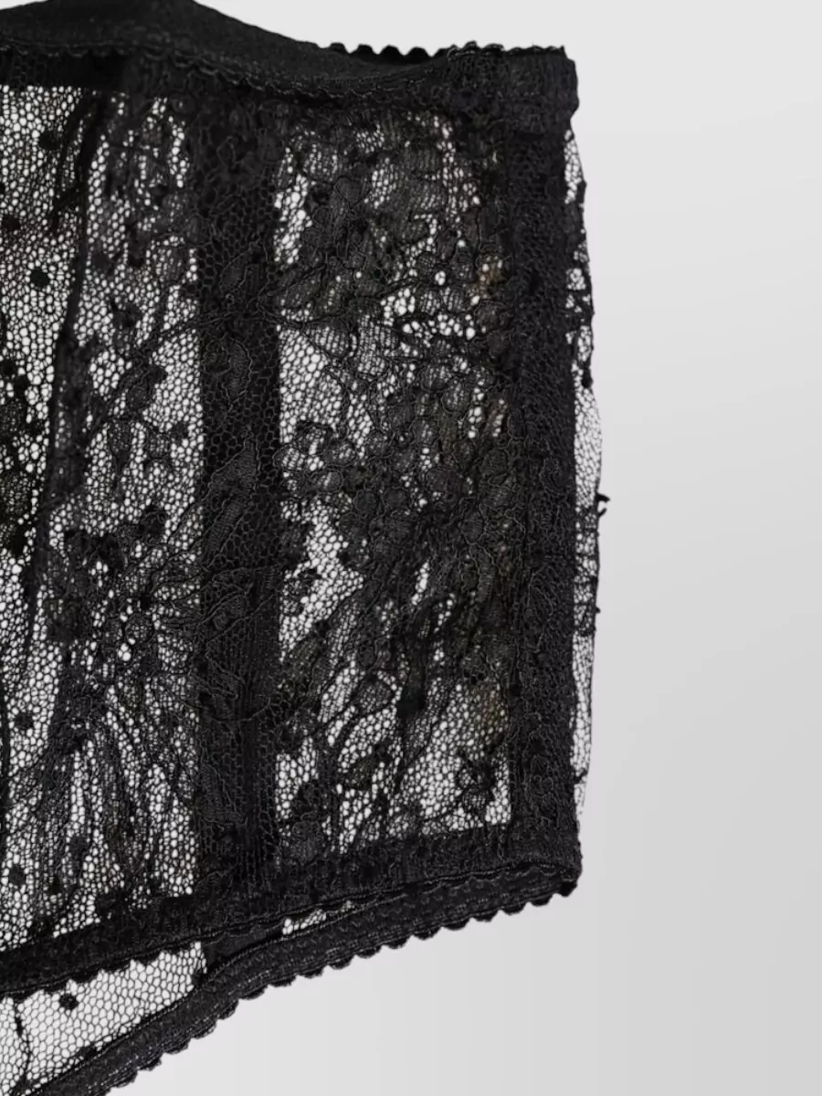 Dolce&Gabbana Lace Polka Dot High Waist Briefs