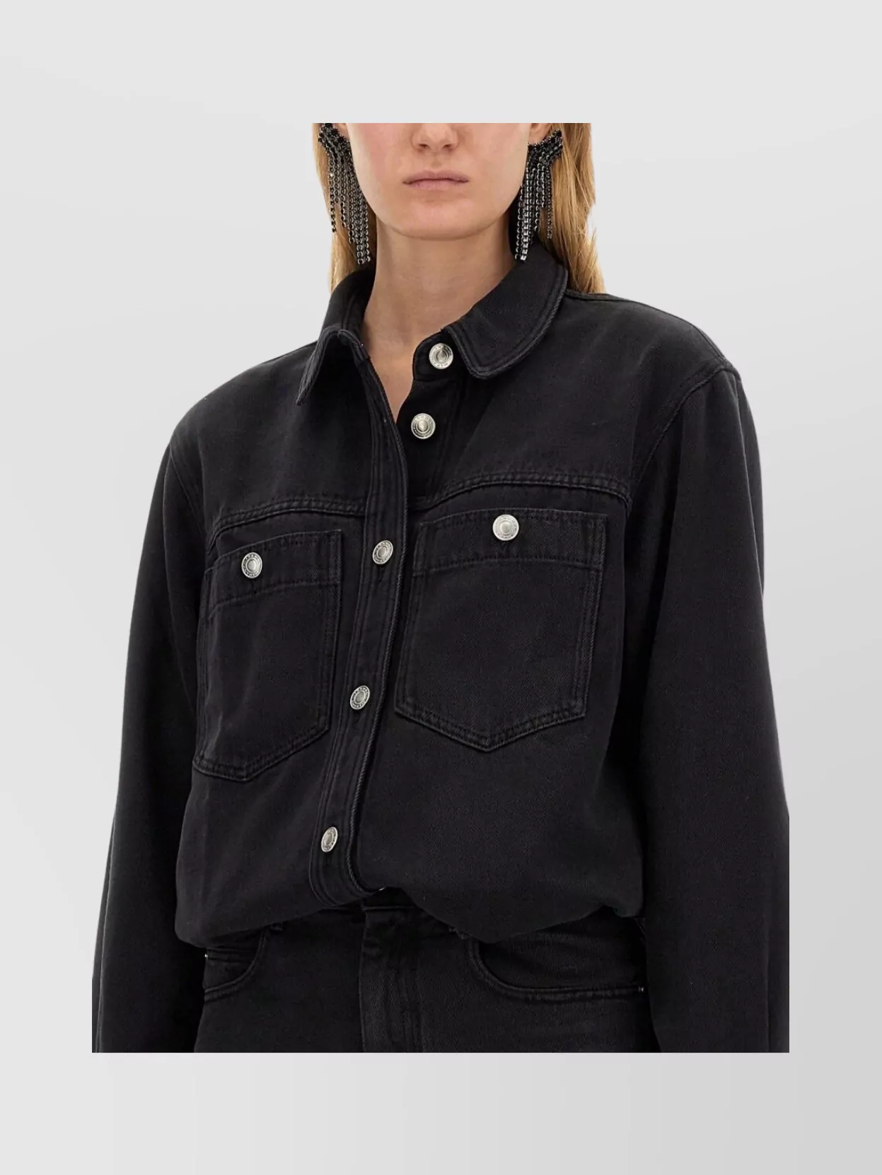 Isabel Marant "talbot" Shirt Collared Chest Pockets