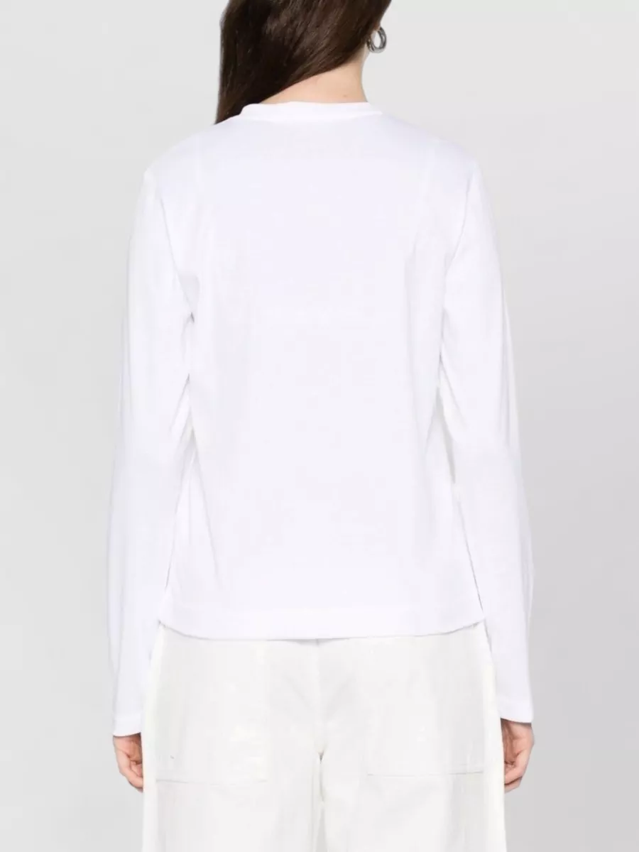 Herskind Organic Cotton Long-Sleeve Crew-Neck Knitted Top