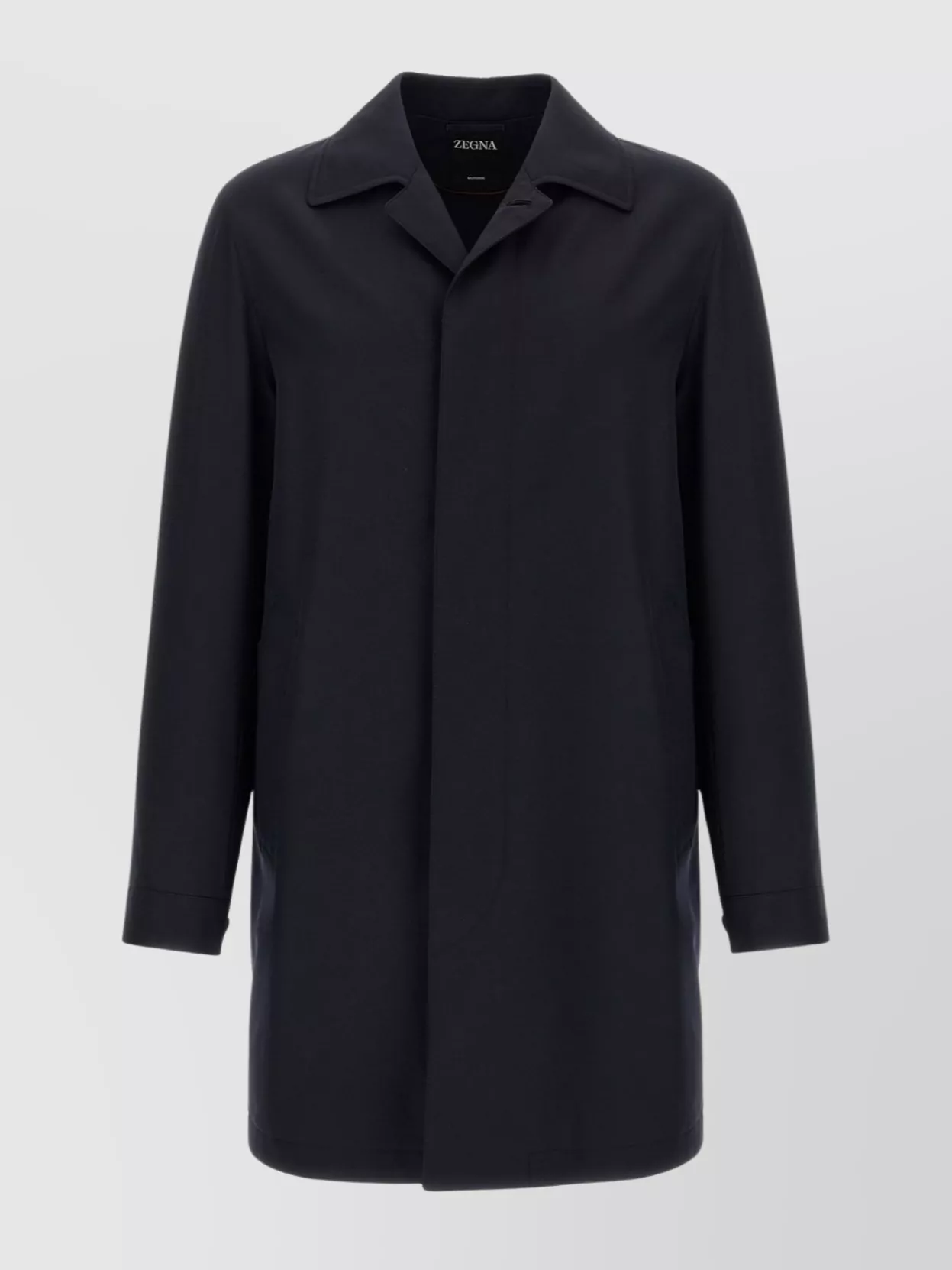 Shop Zegna Motorin 300cc Raincoat Long Sleeves