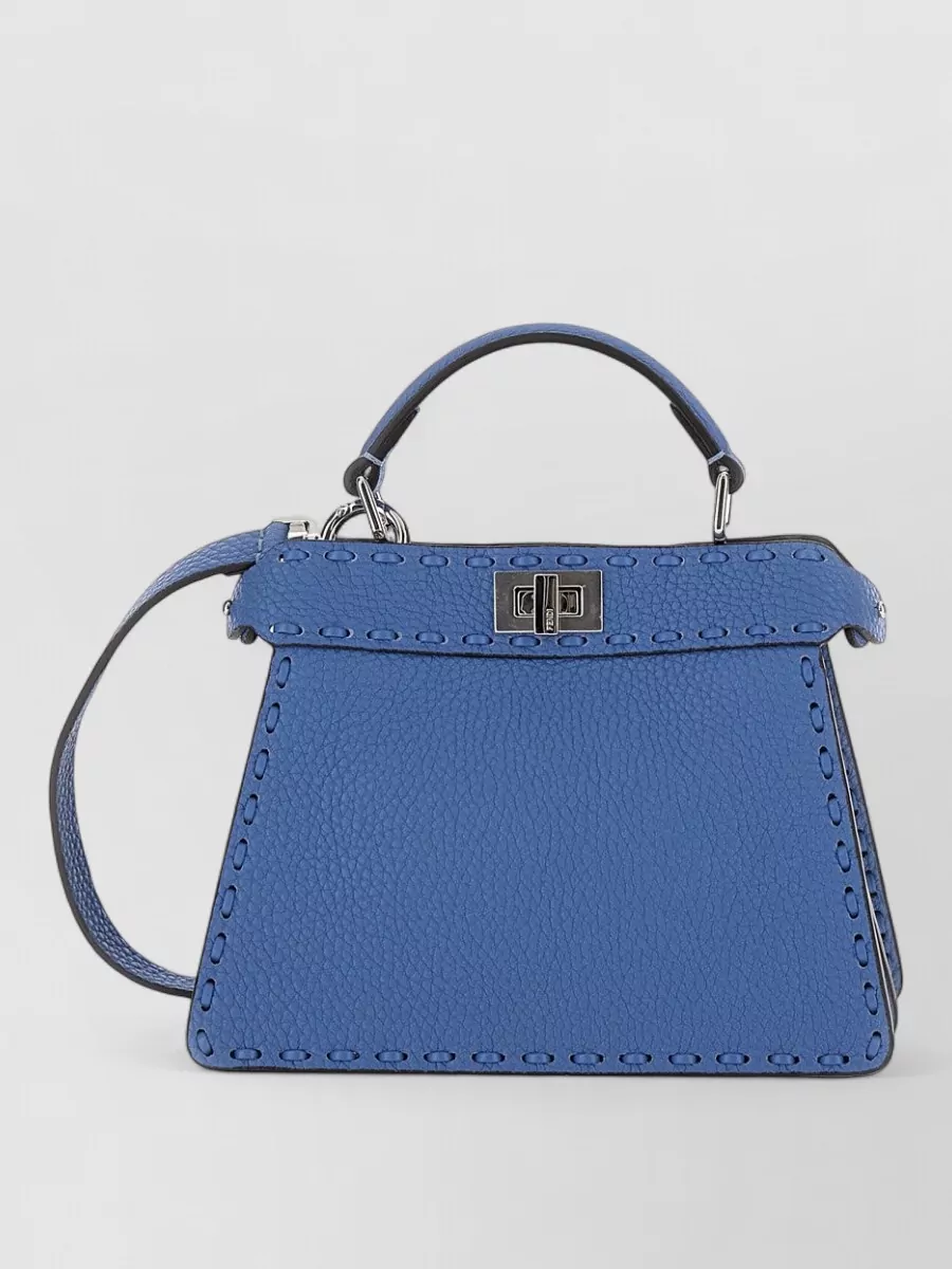 Fendi Peekaboo Iseeu Petite Leather Shoulder Bag