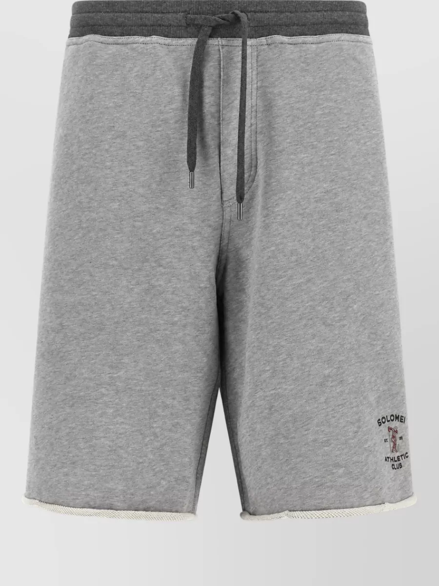 Brunello Cucinelli Cotton drawstring bermuda shorts