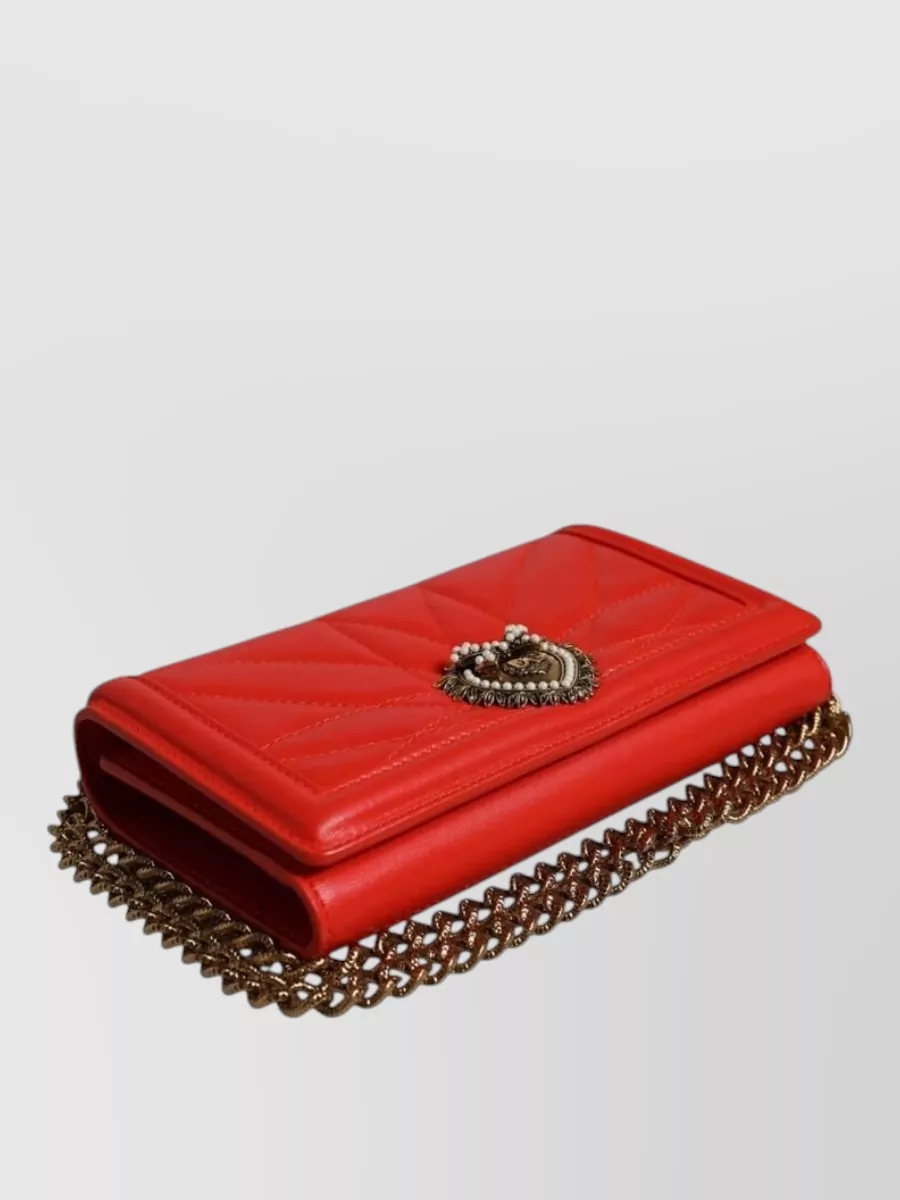 Dolce&Gabbana Devotion Quilted Leather Shoulder Bag