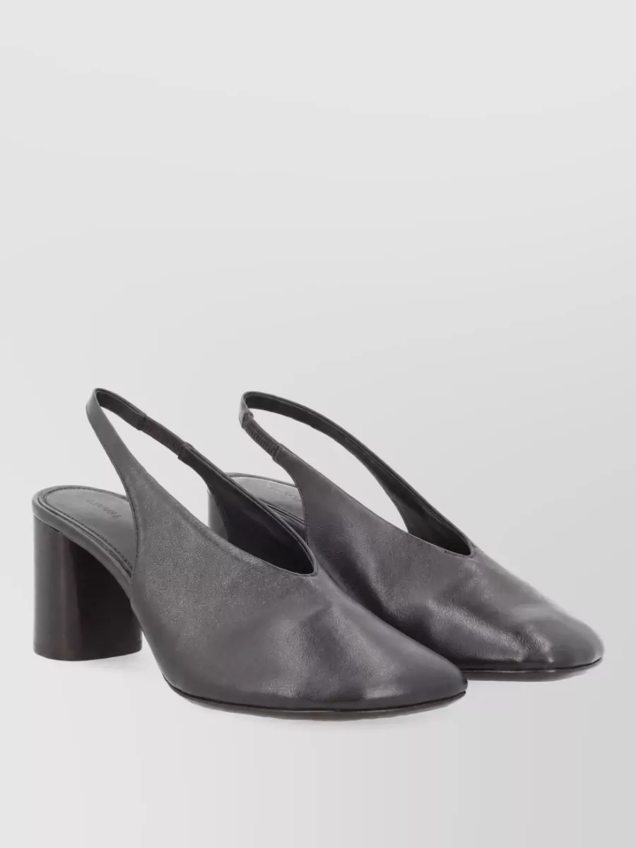 Lemaire leather slingback mules