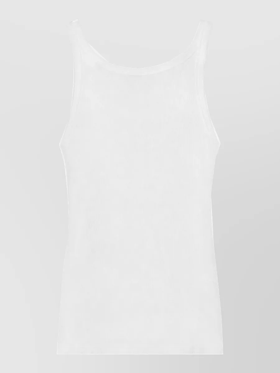 Dolce&Gabbana Marcello Ribbed Tank Top Adjustable Straps