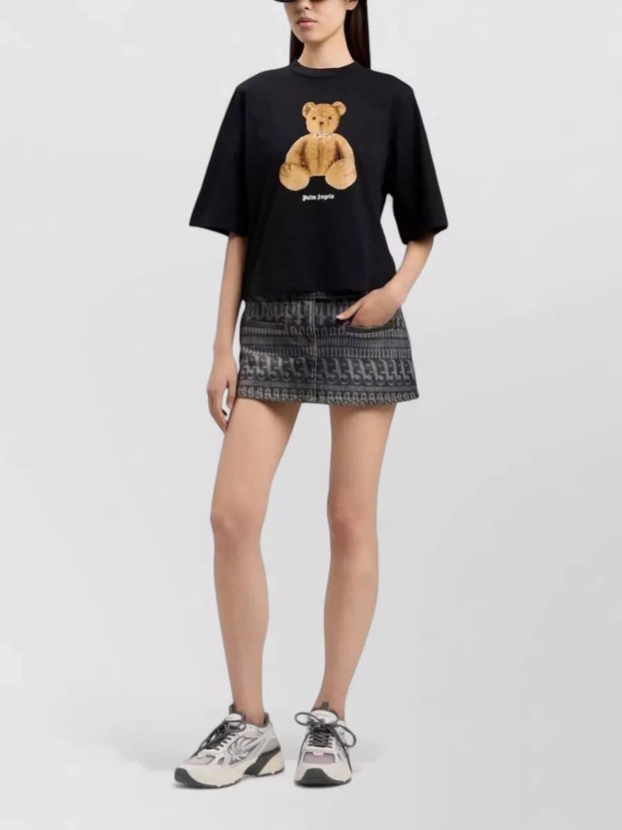 Palm Angels ribbed boxy t-shirt