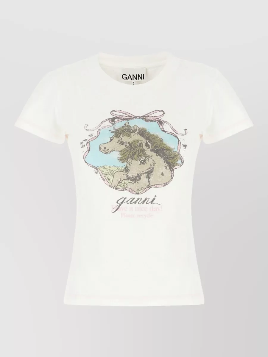 Ganni Cotton t-shirt