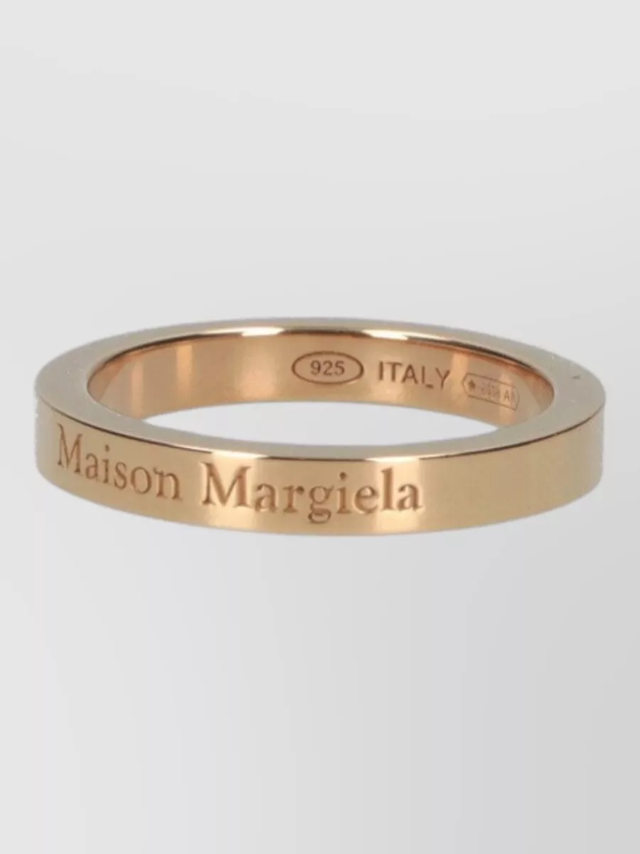 Maison Margiela Silver Logo Ring