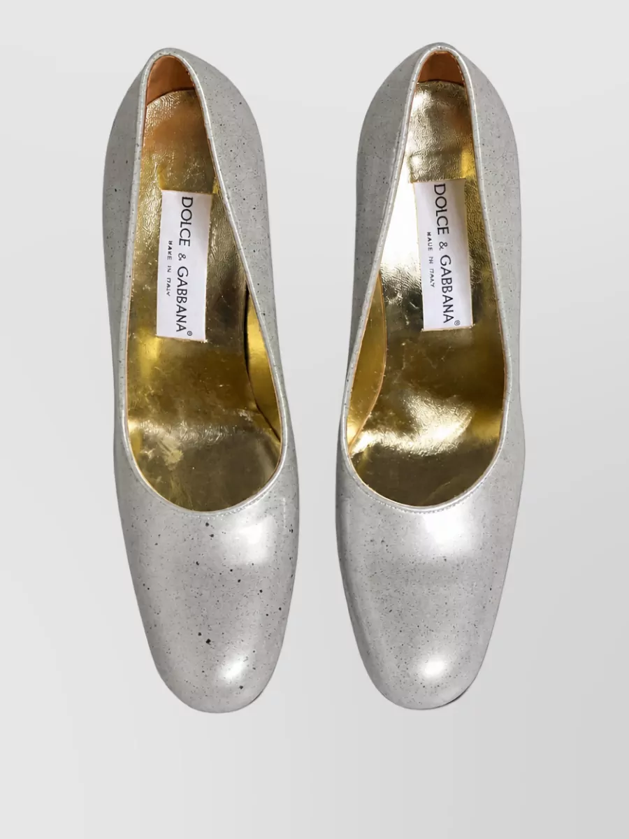 Dolce&Gabbana Leather High-Heel Pumps