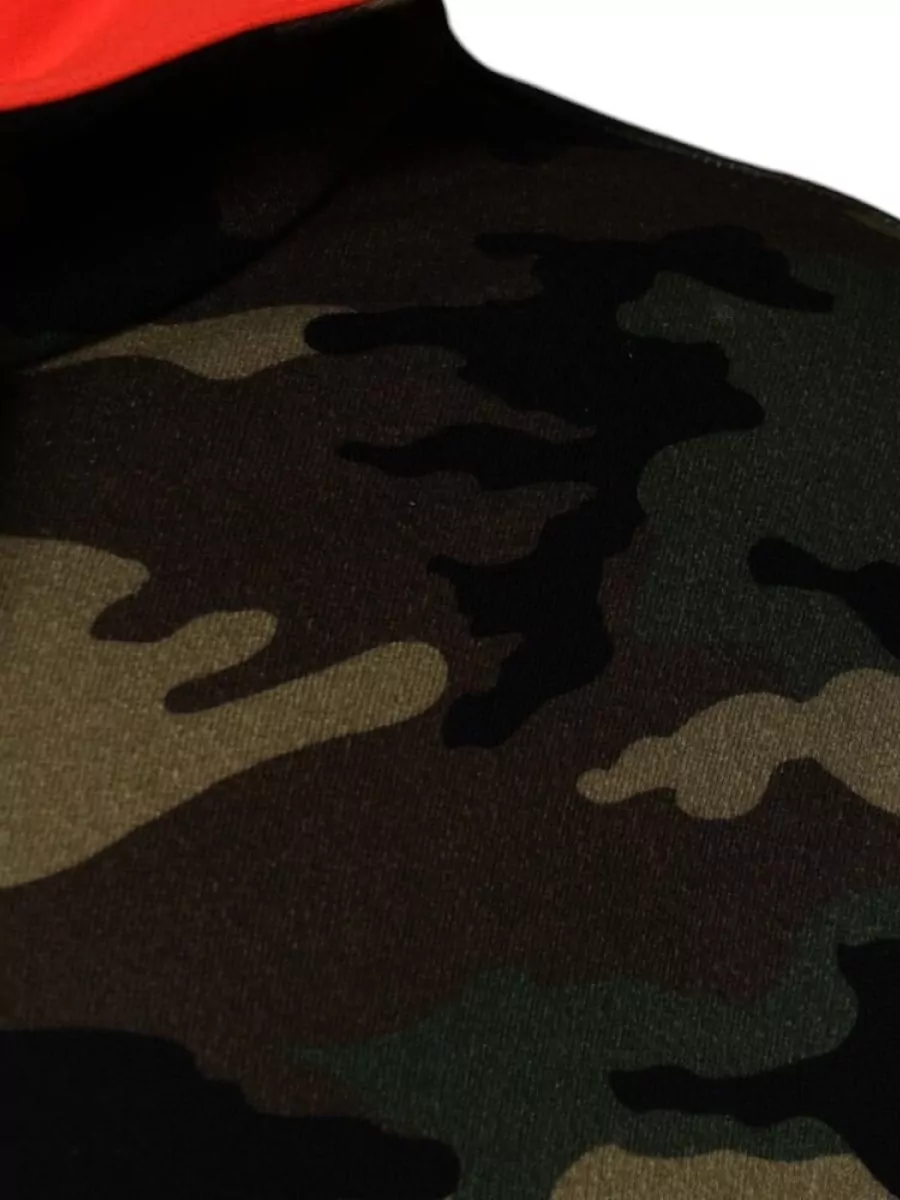 Dolce&Gabbana Camouflage Hooded Jacket