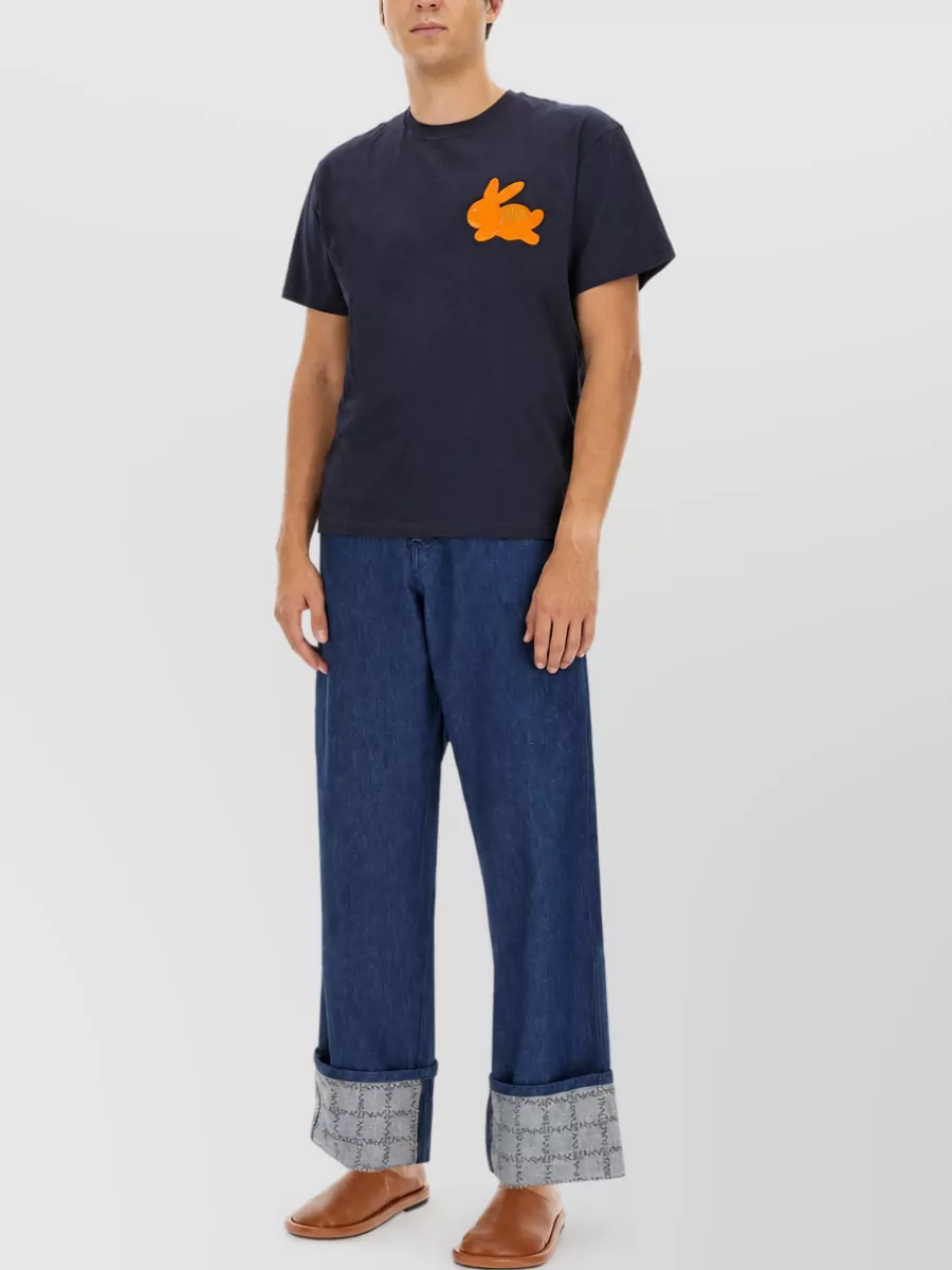 Jw Anderson Denim Wide-Leg Trousers