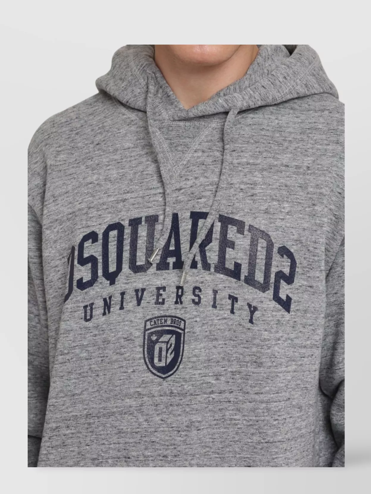 Dsquared2 Cool Fit Melange Grey Hoodie