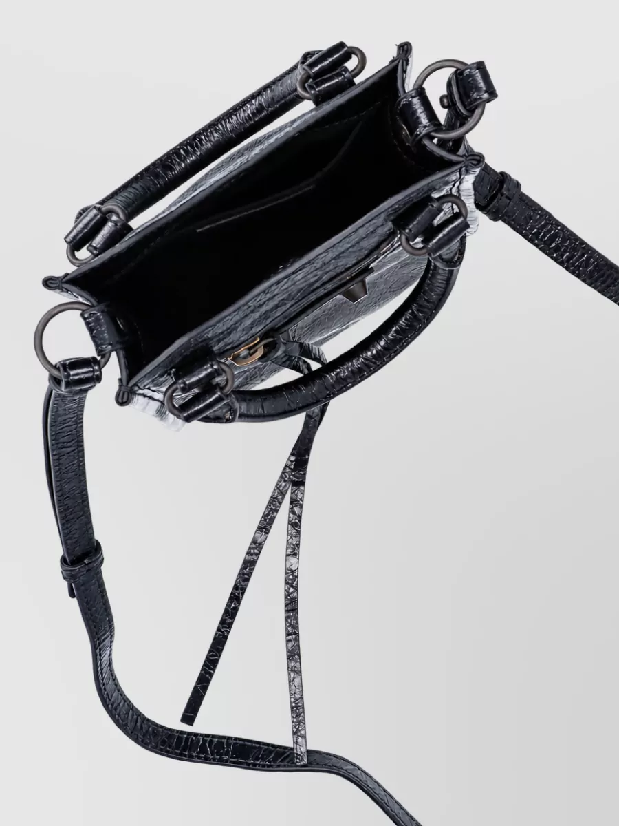 Balenciaga Le City Mini Leather Shoulder Bag