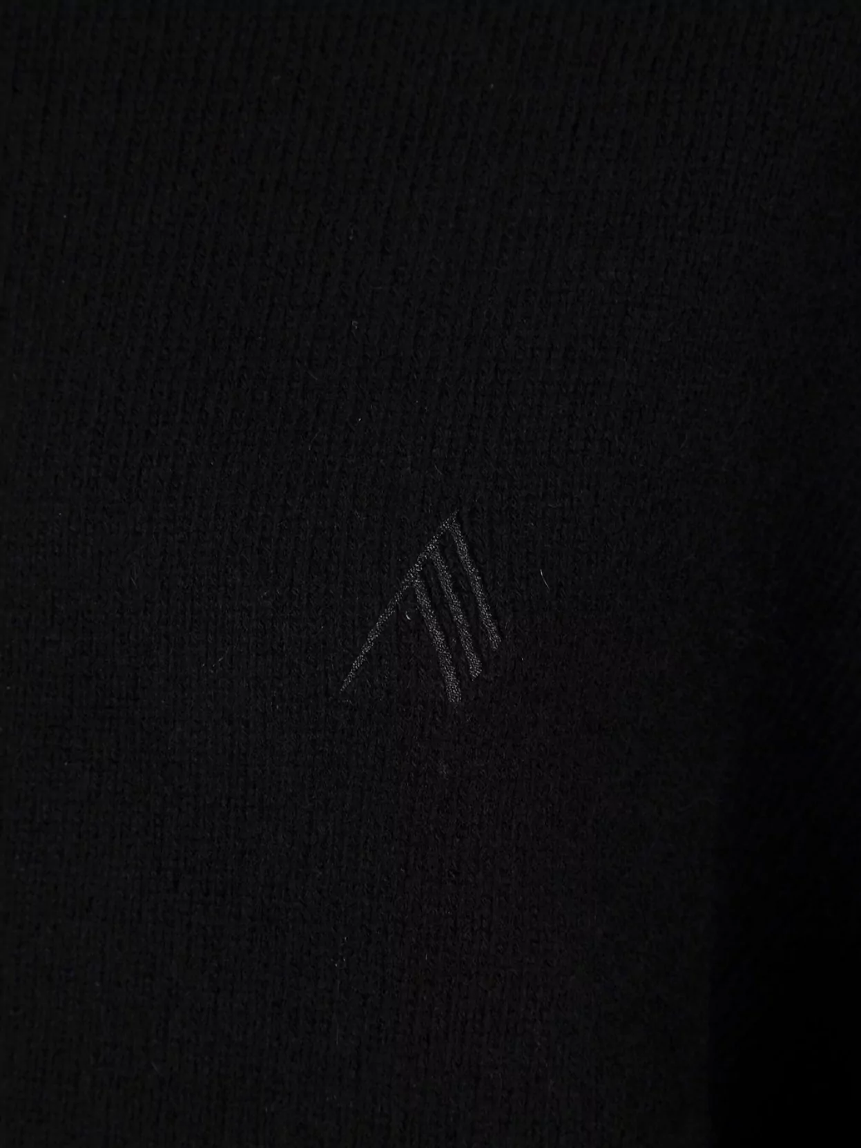 The Attico Ribbed Cashmere Knit Sweater
