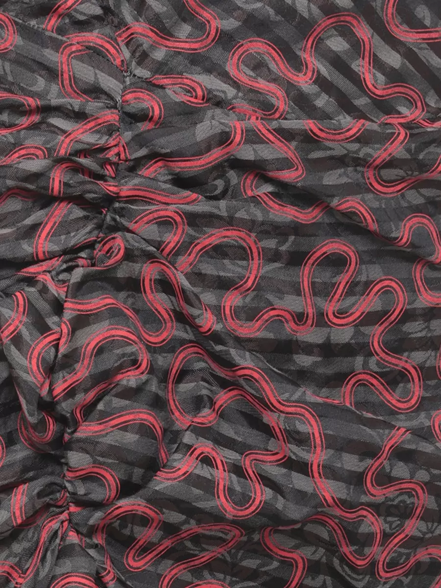 Vivienne Westwood Knee Length Dress Asymmetric Hem Ruched