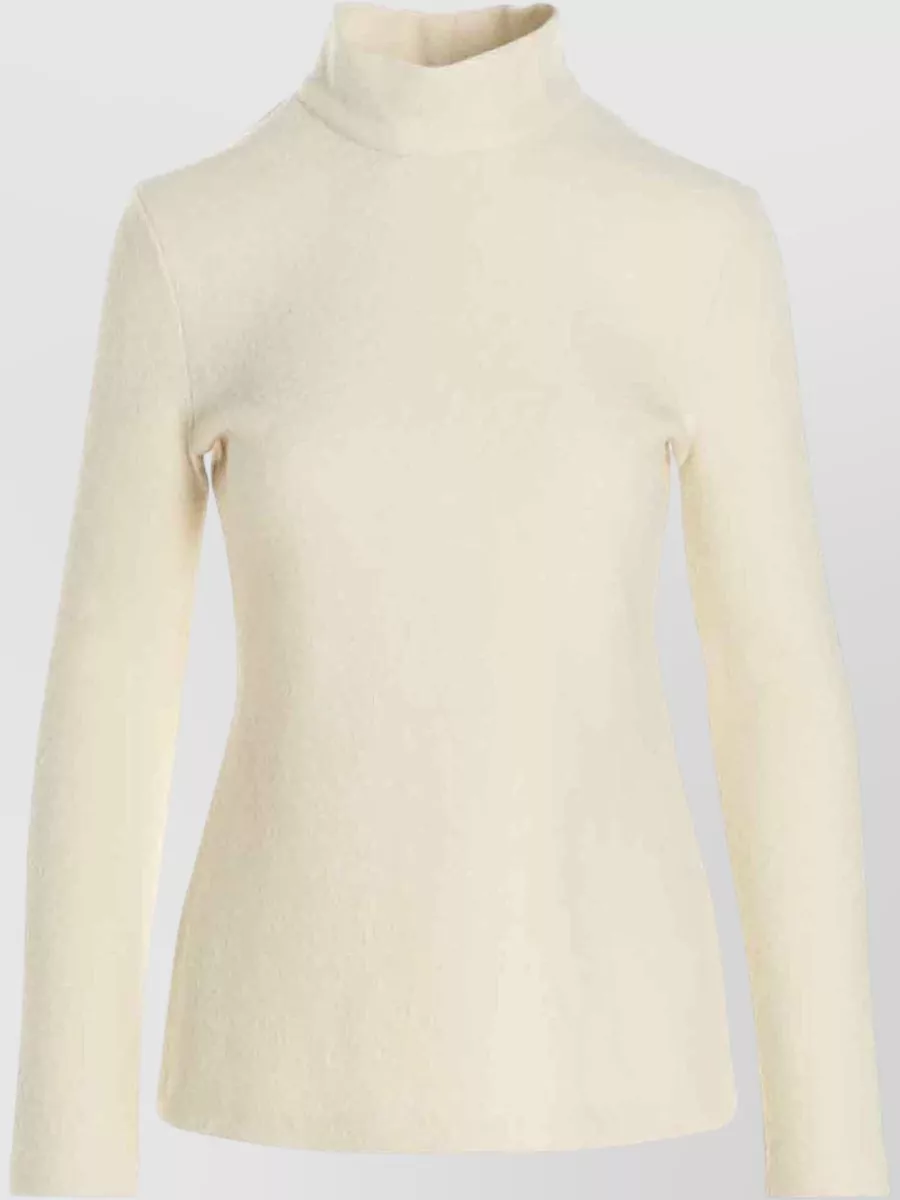 Jil Sander Wool Turtleneck Long-Sleeve Sweater
