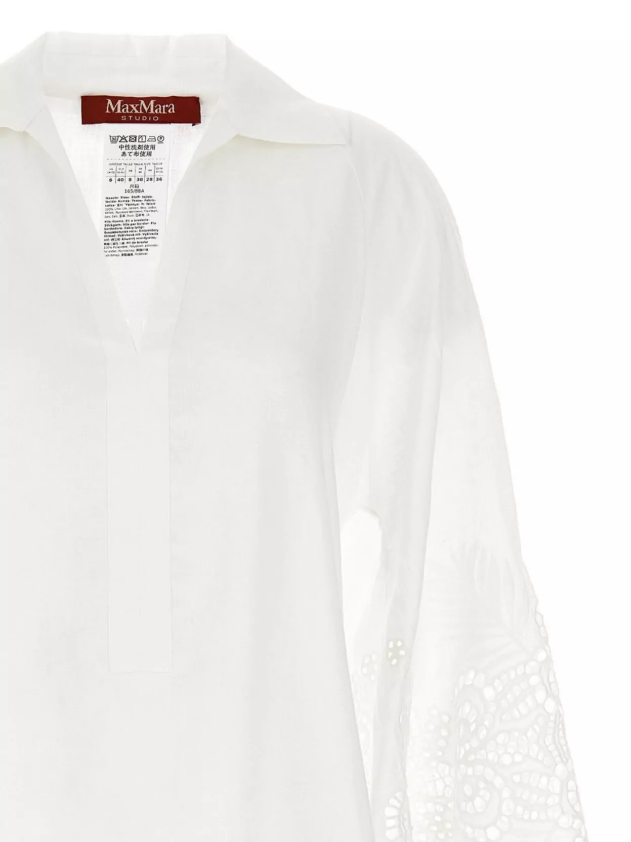 's Max Mara 'mysterious' Embroidered Flared Sleeve Robe