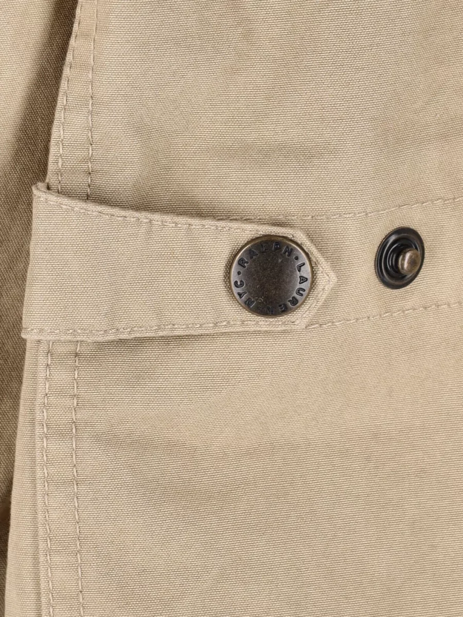 Polo Ralph Lauren Casual Jacket Corduroy Collar Button Cuffs