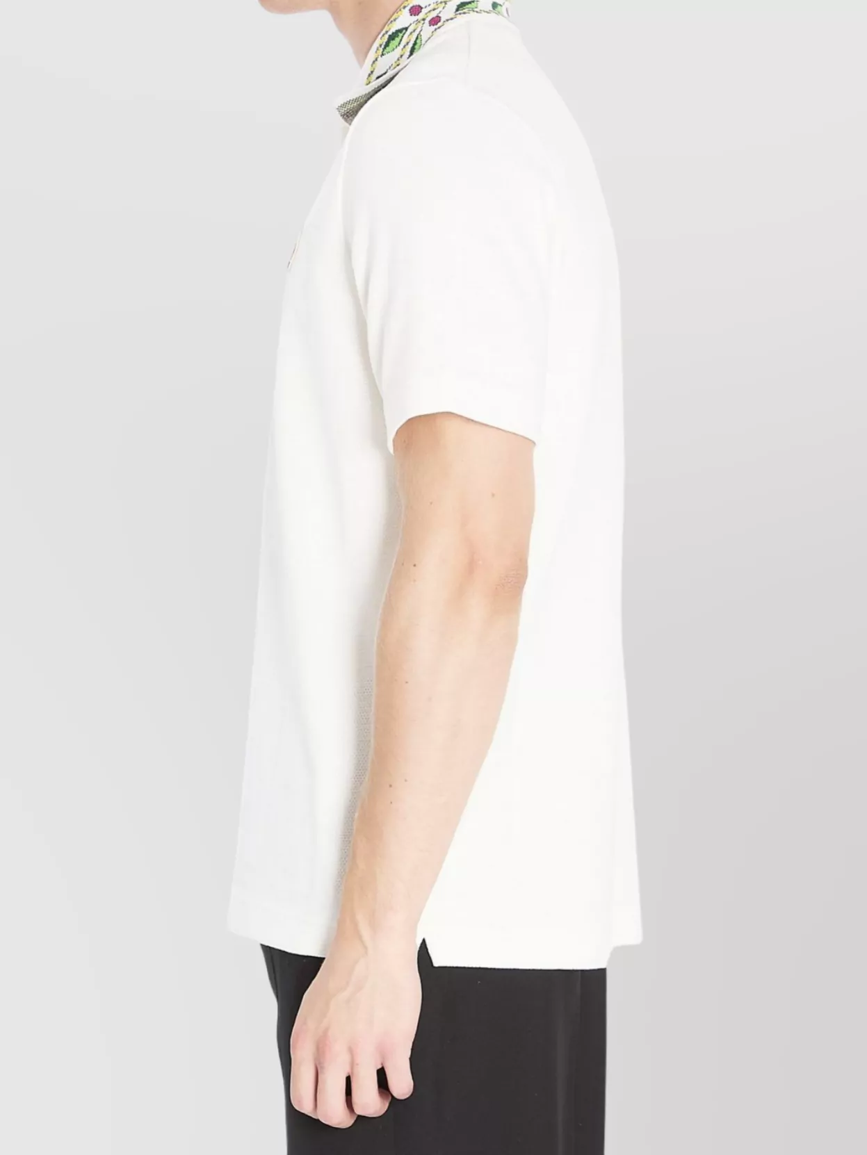 Casablanca Laurel Embroidered Polo Shirt