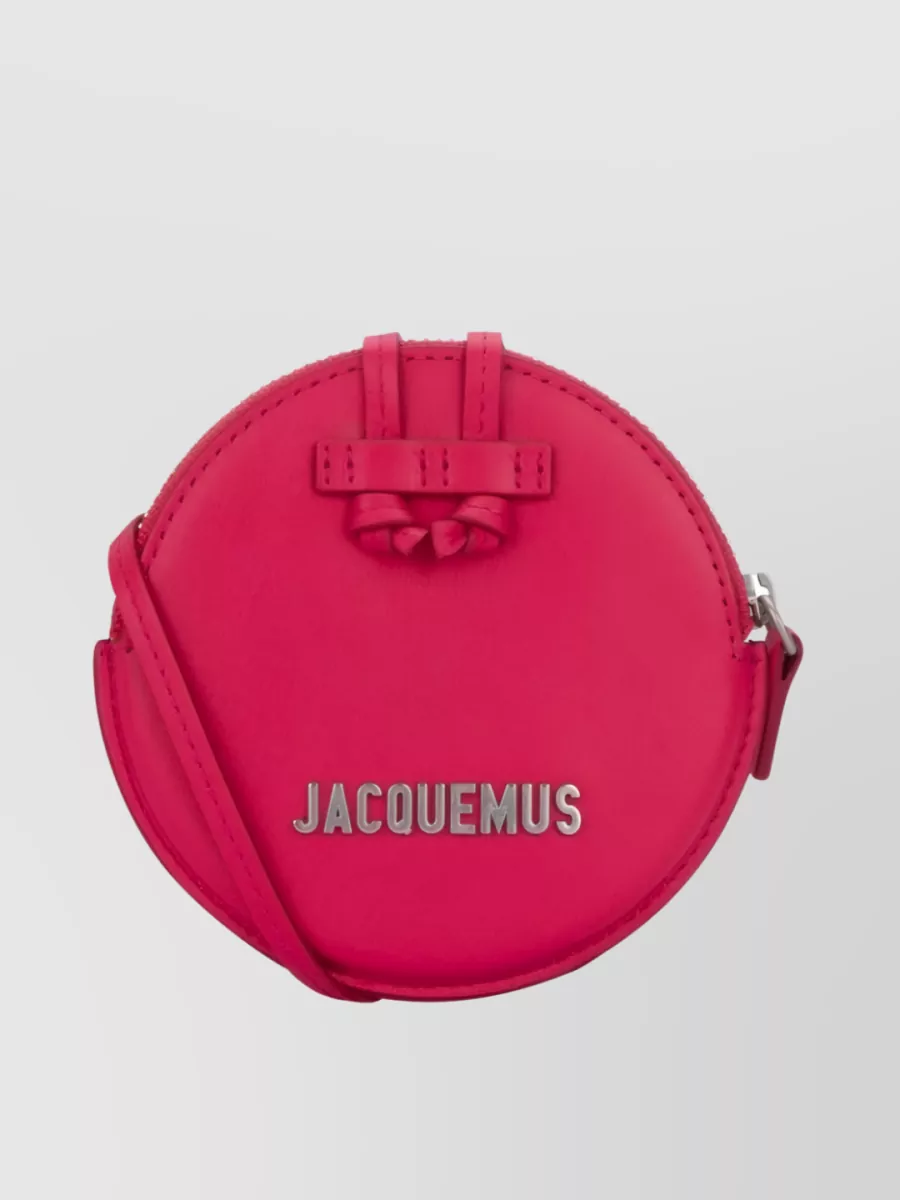 Jacquemus Le Pitchou Round Coin Purse In Pink