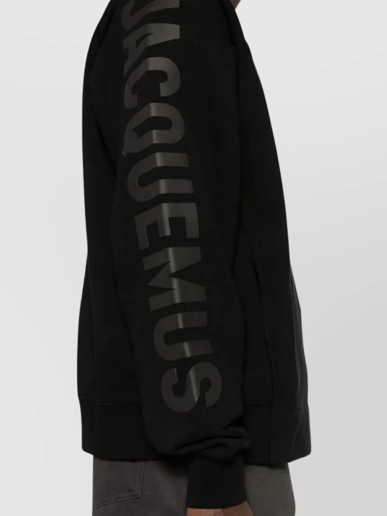 Jacquemus Top Le Sweatshirt Typo With Print